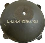 Казан узбекский, объем 12 литров с плоским дном